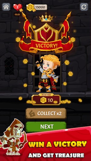 Giành chiến thắng và nhận kho báu