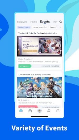 HoYoLAB mang đến nhiều sự kiện thú vị