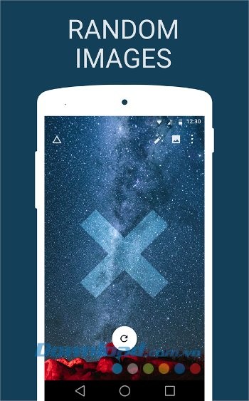 HPSTR cho phép hiển thị hình nền ngẫu nhiên