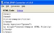 HTML to PHP Converter - Convert HTML to PHP Online