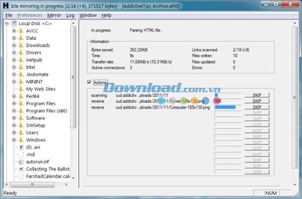 HTTrack Website Copier