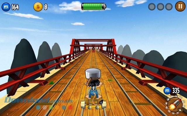 Chinh phục thử thách trong game Hugo Troll Race Classic