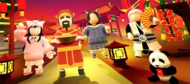 Bản cập nhật Lunar update mang không khí mùa xuân và năm mới tới vũ trụ Human Fall Flat PC