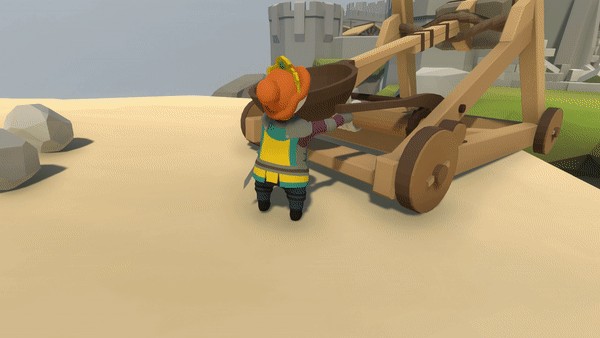 Một cảnh hành động trong Human: Fall Flat