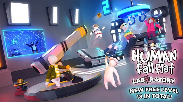 Laboratory - Phòng thí nghiệm là level 18 vừa được bổ sung vào Human Fall Flat game