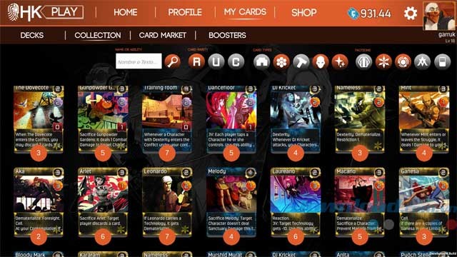 Xây dựng cỗ bài cân bằng