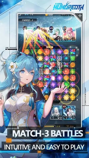 Các trận chiến match-3 trực quan và dễ chơi