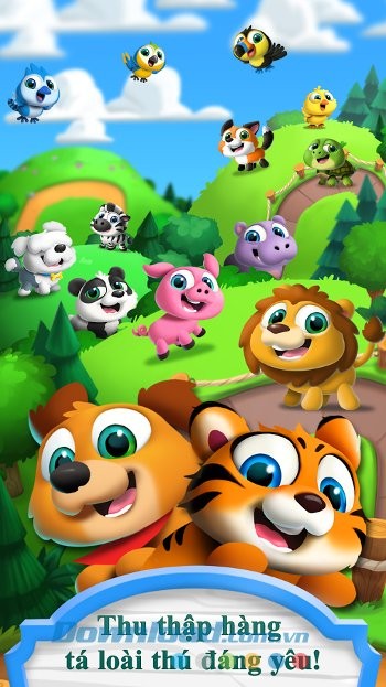 Thu thập thú cưng trong game Hungry Babies Mania