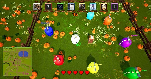 Phối hợp tối đa 8 người trong chế độ Multiplayer của Hungry Dino game