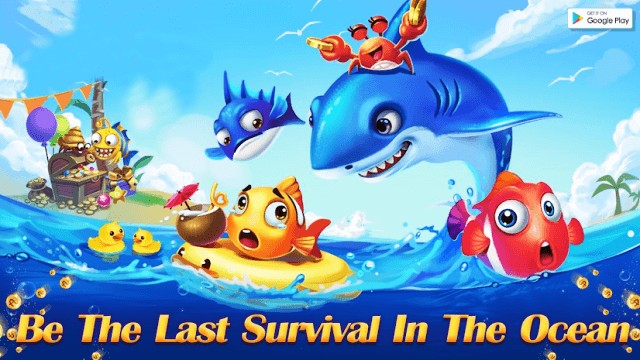 Cố gắng sinh tồn trong vùng biển đầy nguy hiểm của game Hungry Fish