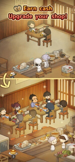 Kiếm tiền và nâng cấp shop