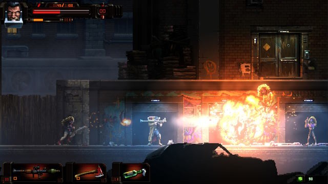 HUNTDOWN: OVERTIME là tiền truyện của game bắn súng Huntdown