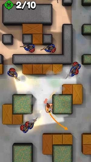 Tránh không bị ánh sáng rọi tới