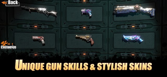 Nhiều vũ khí động đáo và skin phong cách