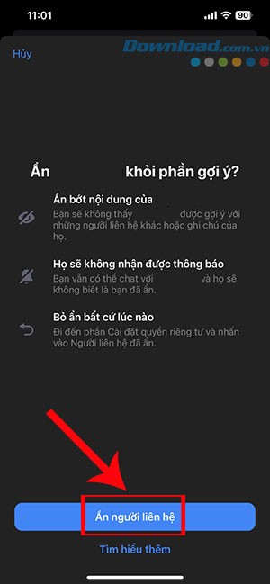 an nguoi lien he Messenger 3*424313