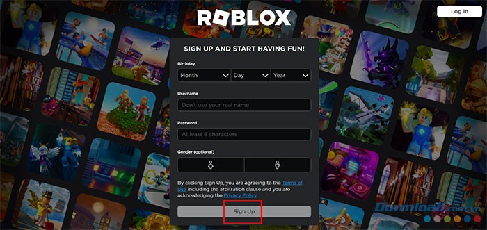 Hướng dẫn tạo tài khoản Roblox nhanh chóng, dễ dàng