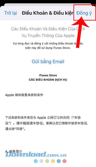 Ấn vào nút Đồng ý