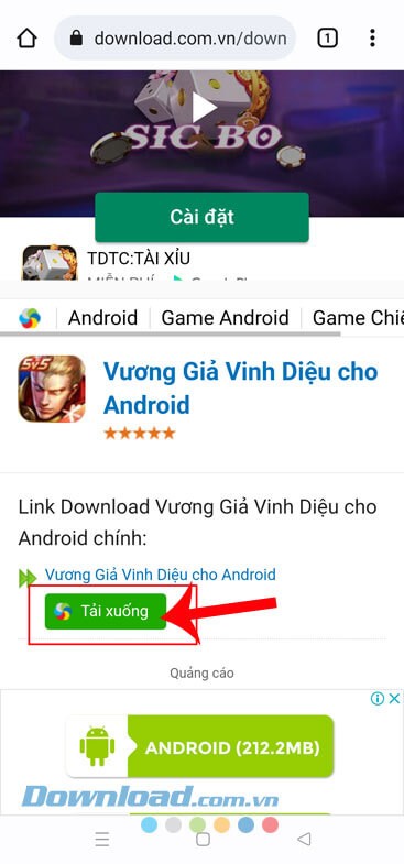 Hướng dẫn tải game Vương Giả Vinh Diệu | Cách tải AOV mới nhất