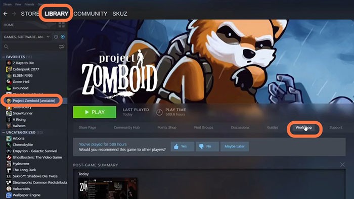 Hướng dẫn cài đặt mod Project Zomboid đơn giản, nhanh chóng