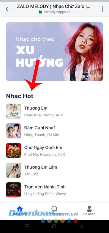 Tìm kiếm bài hát