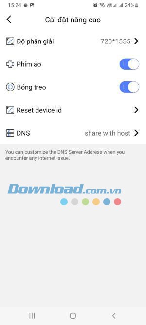 Cài đặt Virtual Android trên điện thoại