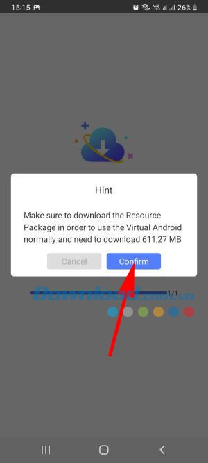 Cài đặt Virtual Android trên điện thoại