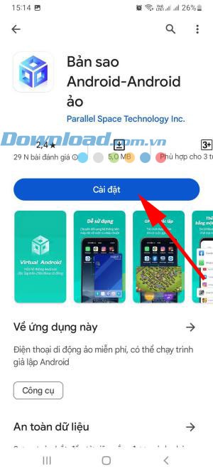 Hướng dẫn cài đặt Virtual Android trên điện thoại - Chi tiết và dễ dàng