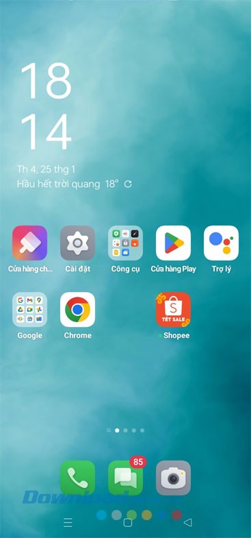 Hình động đã được cài đặt làm hình nền động.