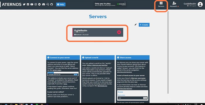 Hướng dẫn cài mod Minecraft trên Aternos đơn giản, nhanh chóng