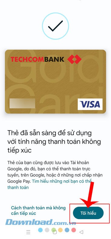 Nhấn vào nút Tôi hiểu