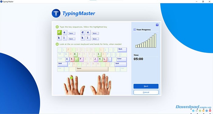 Hướng dẫn cải thiện kỹ năng đánh máy với TypingMaster