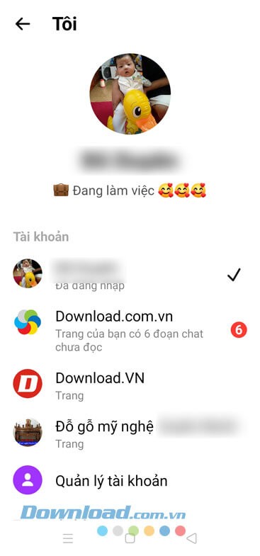 Đã cài đặt trạng thái
