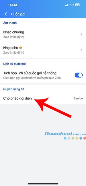chan cuoc goi Zalo 3*415995