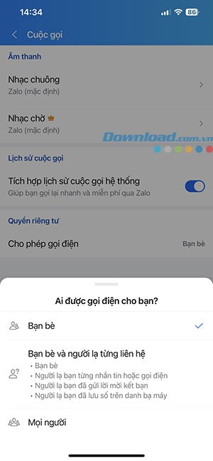 chan cuoc goi Zalo 4*415994