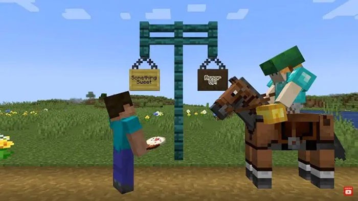 Hướng dẫn làm bảng hiệu treo trong Minecraft 1.20