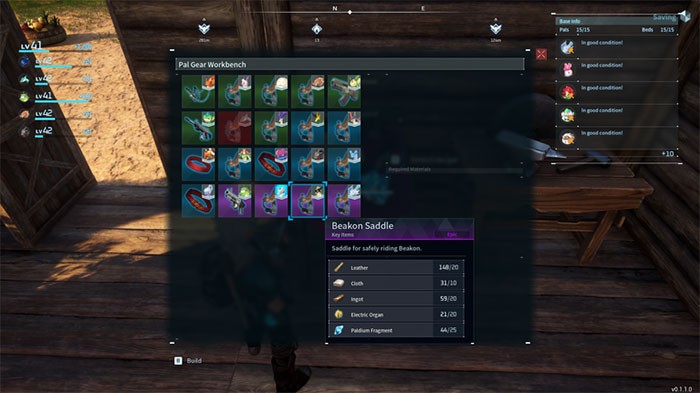 Hướng dẫn chế tạo Pal Gear trong Palworld | Palworld Wiki