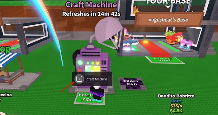 Hướng dẫn chế tạo Brainrot trong Steal A Brainrot