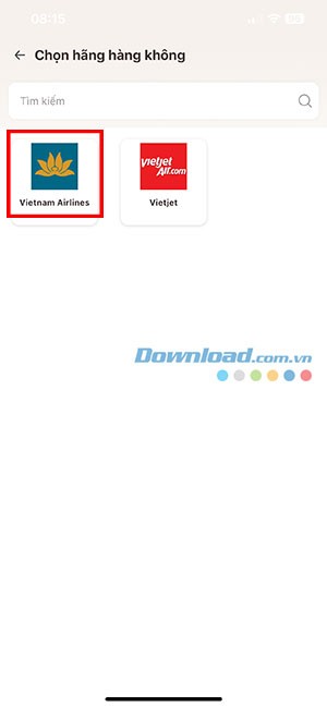 check in online bang vneid 5*525608