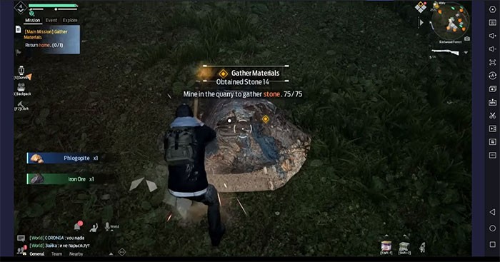 Khai thác trong Undawn