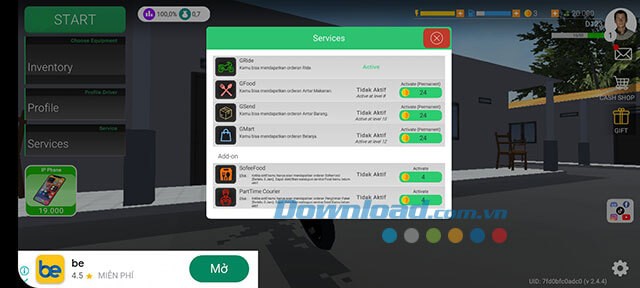 Mở rộng dịch vụ chạy xe ôm