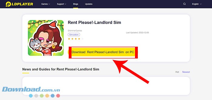 Hướng dẫn cài đặt và chơi Rent Please! - Landlord Sim trên PC