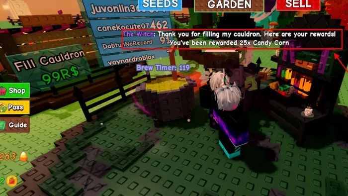 Hướng dẫn chơi sự kiện Halloween trong Grow A Garden