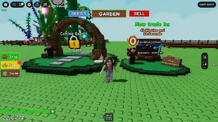 Hướng dẫn chơi sự kiện Trading trong Grow A Garden