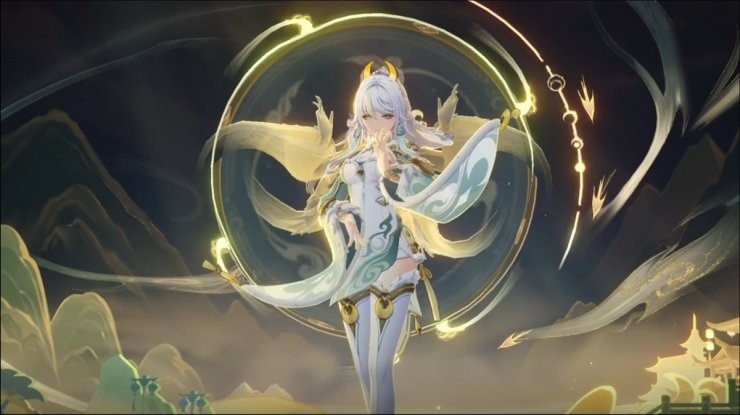 Tạo hình Zibai trong Genshin Impact