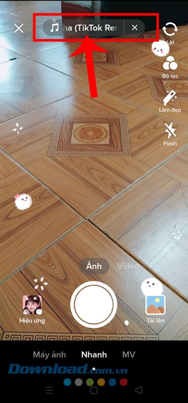 Nhấn vào mục Âm thanh