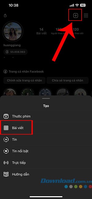 Hướng dẫn đăng ảnh Instagram với cộng tác viên
