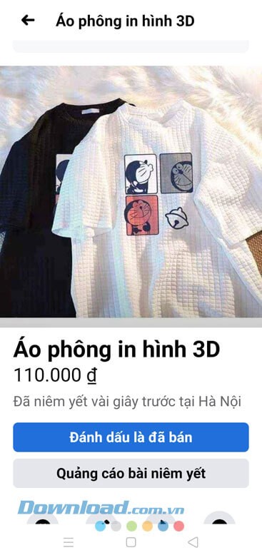 Đăng bán hàng thành công