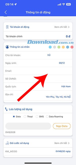 dang ky sim chinh chu Vinaphone 4*405523