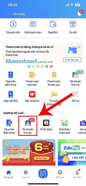 Đăng ký Tài khoản Trả sau ZaloPay: Hướng dẫn chi tiết