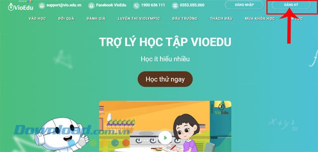 Hướng dẫn đăng ký tài khoản VioEdu - Chi tiết và nhanh chóng
